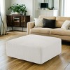 GYIIYUO 40"*40" Giant Square Upholstered Ottoman Footstools - 4 of 4