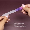 Czech Glass Nail Files Set - 10 - Piece Crystal Nail Files in Sleeves, Multicolor,Durable, Long-Lasting - 2 of 4