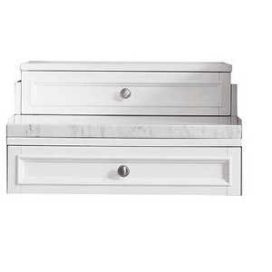 James Martin Signature Vanities De Soto 22" Optional Drawer Unit, Bright White - 1 of 1