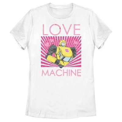 Women's Transformers Bumblebee Love Machine T-Shirt