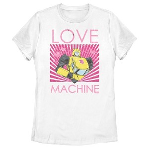 Women's Transformers Bumblebee Love Machine T-Shirt - 1 of 4