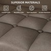 Whizmax 44”W Faux Leather Loveseat Sofa, Couch with Heavy Duty Frame and Comfortable Cushion for Living Room or Office Space - 4 of 4