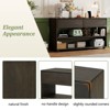 58" Entryway Console Table with 2 Drawers, 3 Tier Narrow Long Sofa Table, Behind Couch Console Table for Living Room Foyer and Hallway - 4 of 4