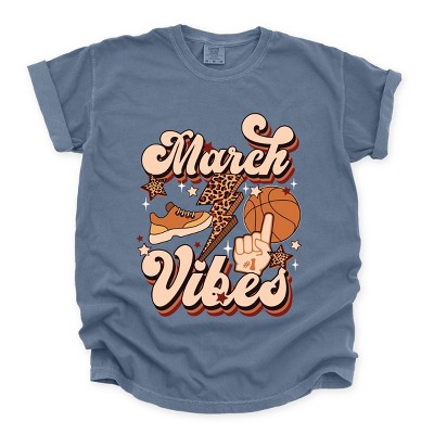 Simply Sage Market March Vibes Basketball Cheetah Garment Dyed Tee