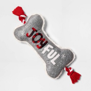 Joyful Bone with Rope Dog Toy - Wondershop™ - 1 of 3