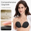 Falorda 2025 Upgraded Magnetic Clasp Adhesive Strapless Bra Seamless Sticky Invisible Push up Bras for Women Backless Dress - 3 of 4
