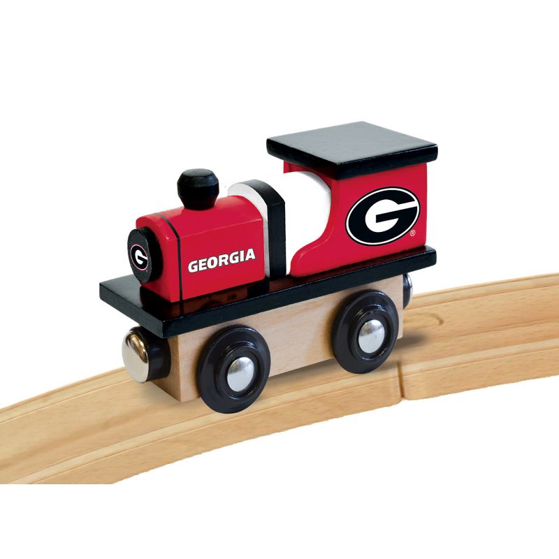 MasterPieces Officially Licensed NCAA Georgia Bulldogs Wooden Toy Train Engine For Kids, 5 of 6