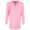 Not a Morning Person Women's Santa Baby Pink Long Sleeve Night Shirt - 4 of 4