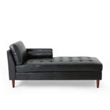 Malinta Contemporary Tufted Upholstered Chaise Lounge - Christopher Knight Home