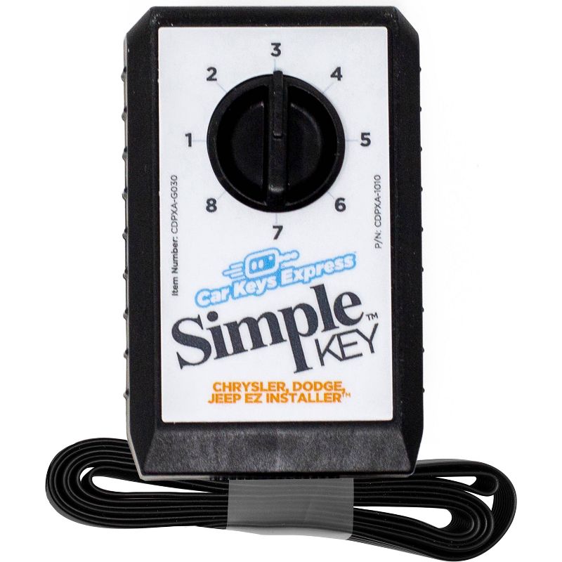 Car Keys Express FOBIK 3 Button Universal Remote &#38; Key Black, 6 of 11