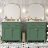 Whisen 30" Bathroom Storage Cabinet Bathroom Vanity with Ceramic Sink, Soft Close Doors, Adjustable Shelf and Flip Drawer - 3 of 4