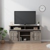 NicBex TV Stands for 55 inch TV, Entertainment Center with Open Shelves and Closed Cabinets,TV Console for Bedroom, Living Room, Home - 2 of 4
