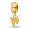 Black Bow Jewelry 14k Yellow Gold Plated Sterling Silver Georgia Tech Yellow Jackets NCAA Bead Charm - 4 of 4