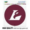 University of Wisconsin - La Crosse University Primary Logo Automotive Car Window Locker Circle Bumper Sticker - 3 of 4