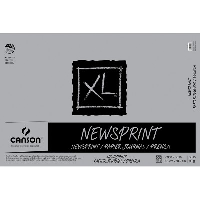 Canson XL Newsprint Pad, 24 x 36 Inches, 30 lb, 100 Sheets