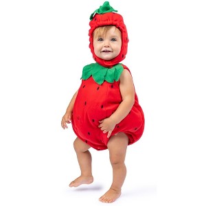 Dress Up America Baby Strawberry Costume - 1 of 2