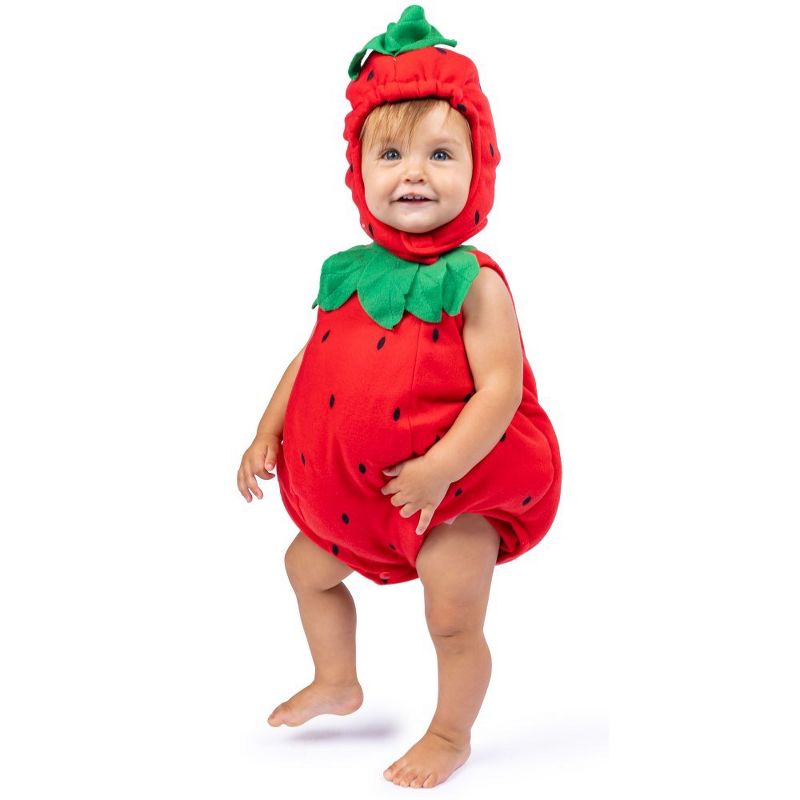 Dress Up America Baby Strawberry Costume, 1 of 3