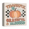 Creative Products Thankful Grateful Blessed Check 12 x 12 Canvas Wall Art - 2 of 4
