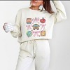 Simply Sage Market Coquette School Chart Sparkle Lightweight Garment Dyed Sweatshirt - 2 of 4