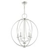 Livex Lighting Arabella 5 - Light Chandelier in  Polished Chrome - 4 of 4
