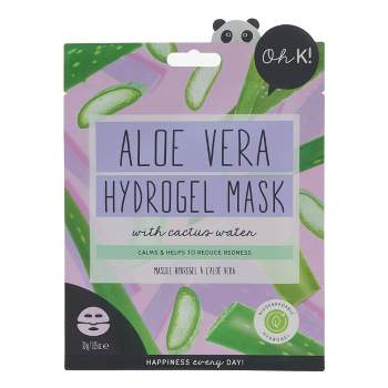 Oh K! Cooling Aloe Hydrogel Mask - 0.88 fl oz