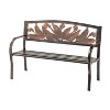 Evergreen Metal Fern Bench - 2 of 4