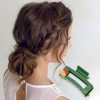 Unique Bargains Christmas Hair Clips Square Bow Tie Bell for Christmas 3.35"x1.77"x1.57" Green 1 Pc - 2 of 4