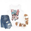 The Juniper Shop Coquette USA Bow Grunge Youth Tank Top - 3 of 4