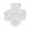 Sagebrook Home Modern Crystal Glass Geometric Sculpture for Living Room, Bedroom and Office Decor, Clear/Frosted, 6 L x 6 W x 6 H Inches - 2 of 4