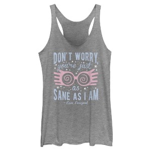 Womens Harry Potter Luna You’re Just As Sane as I Am Racerback Tank - 1 of 4