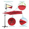 10X8FT Alunimun Patio Cantilever With Canopy - 4 of 4