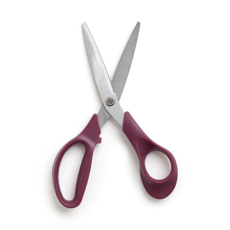 TRU RED 8" Stainless Steel Scissors Straight Handle (TR55039) 24380504, 2 of 3