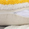 18*18in Modern Decorative Square Tufted Pillow Cover with Tassels, Soft Pillow Sham Case for Sofa Couch Bedroom Car Living Room Inverted - 3 of 3