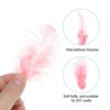 Unique Bargains DIY Dream Catcher Earrings Saddle Hackle Rooster Feathers 50 Pcs - 3 of 4