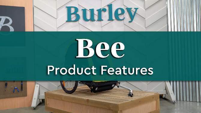 Burley Bee Double Kids&#39; Bike Trailer, 2 of 12, play video