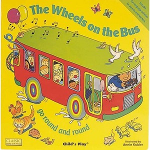 The Wheels on the Bus Go Round and Round - (Classic Books with Holes Big Book) (Paperback) - 1 of 1