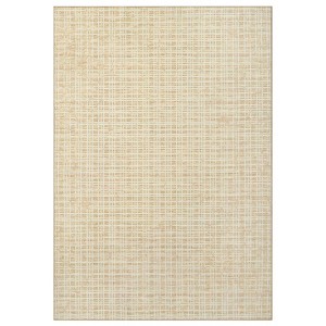 Washable Modern Plaid Printed Rug Non Slip Low Pile Rug Soft Contemporary Throw Floor Cover Foldable Indoor Carpet for Living Room Bedroom - 1 of 4