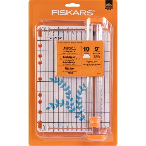 FISKARS CARD MAKING Bypass Trimmer 9 Paper Cutter Guillotine Self