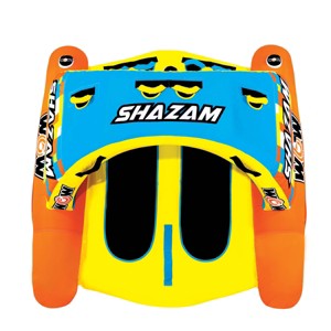 WOW Shazam 2-Person Standing Steerable Towable - Blue/Yellow/Orange - 1 of 4