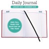 Global Printed Products Professional Diary Hardcover Planner 2025 Red  6" x 8" - 2 of 4