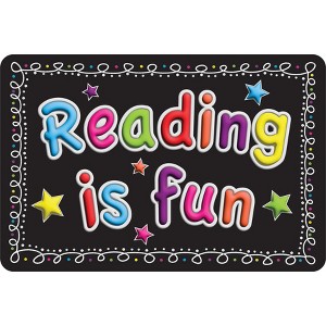 Ashley Productions® The Original Fun Mat™, Welcome Mat, 15.5" x 23.5", Reading is Fun - 1 of 1