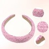 Unique Bargains Women's Retro Style Fabric Headband Deep Pink 1 Pc - 4 of 4