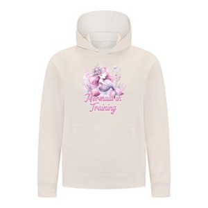 Everyday Kids Mermaid Collection Mermaid in Training Girls Pullover Hoodie – Cute Mermaid Graphic Sweatshirt - 1 of 4