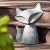 18.25"H Sullivans Gray Fox Garden Sculpture, Gray - 3 of 4