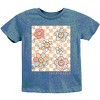 The Juniper Shop SmileyWorld Checkered Floral Distressed Youth Short Sleeve Tee - 2 of 4