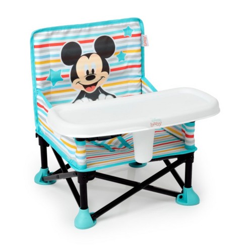 Bright Starts Disney Baby Pop N Sit Portable Booster Seat Mickey Target