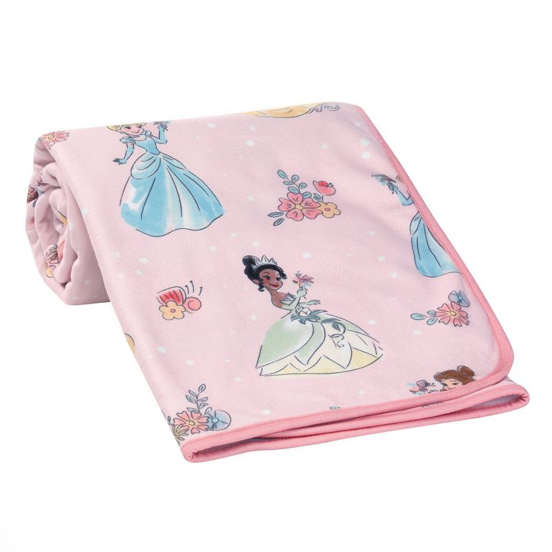 Lambs &#38; Ivy Disney Baby Princesses Baby Blanket, 1 of 8