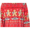 Friends TV Show Womens' Central Perk Ugly Christmas Sweater Hooded Pajama Union Suit Multicolor - 4 of 4