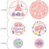 Big Dot of Happiness Pajama Slumber Party - Girls Sleepover Birthday Party Giant Circle Confetti - Party Decorations - Large Confetti 27 Count - 2 of 4