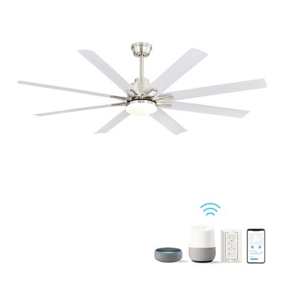 BestParts 66" Modern Ceiling Fan with Reversible DC Motor & Remote Control